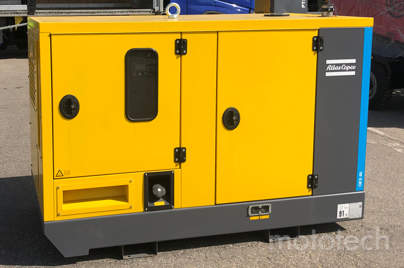 Atlas Copco QES 65 для основного электроснабжения строительной площадки в Архангельской области