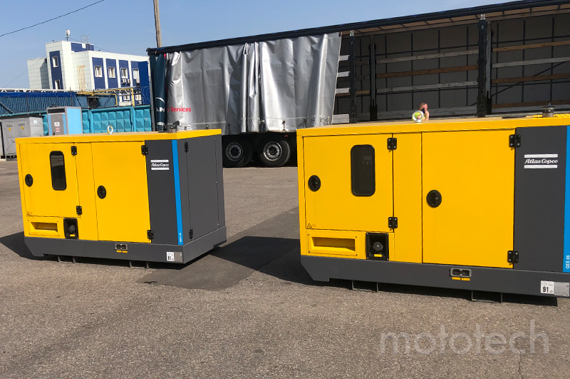 Atlas Copco QES 65 для основного электроснабжения строительной площадки в Архангельской области