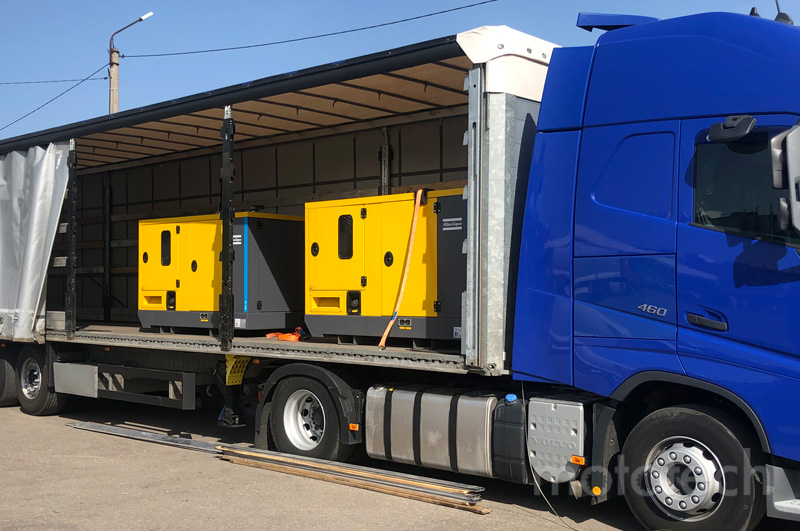 Atlas Copco QES 65 для основного электроснабжения строительной площадки в Архангельской области