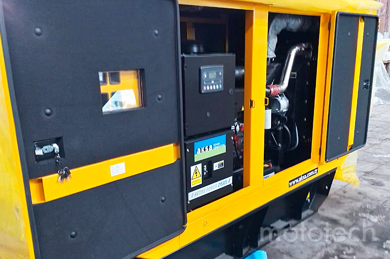 AKSA APD145C. Дизельные электростанции для электроснабжения строительной площадки в Ростовской области